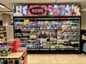 Der REWE Markt im Eutritzscher Zentrum, Die Inhaber des REWE Marktes, Anja und Uwe Zschorn am 22. September 2025