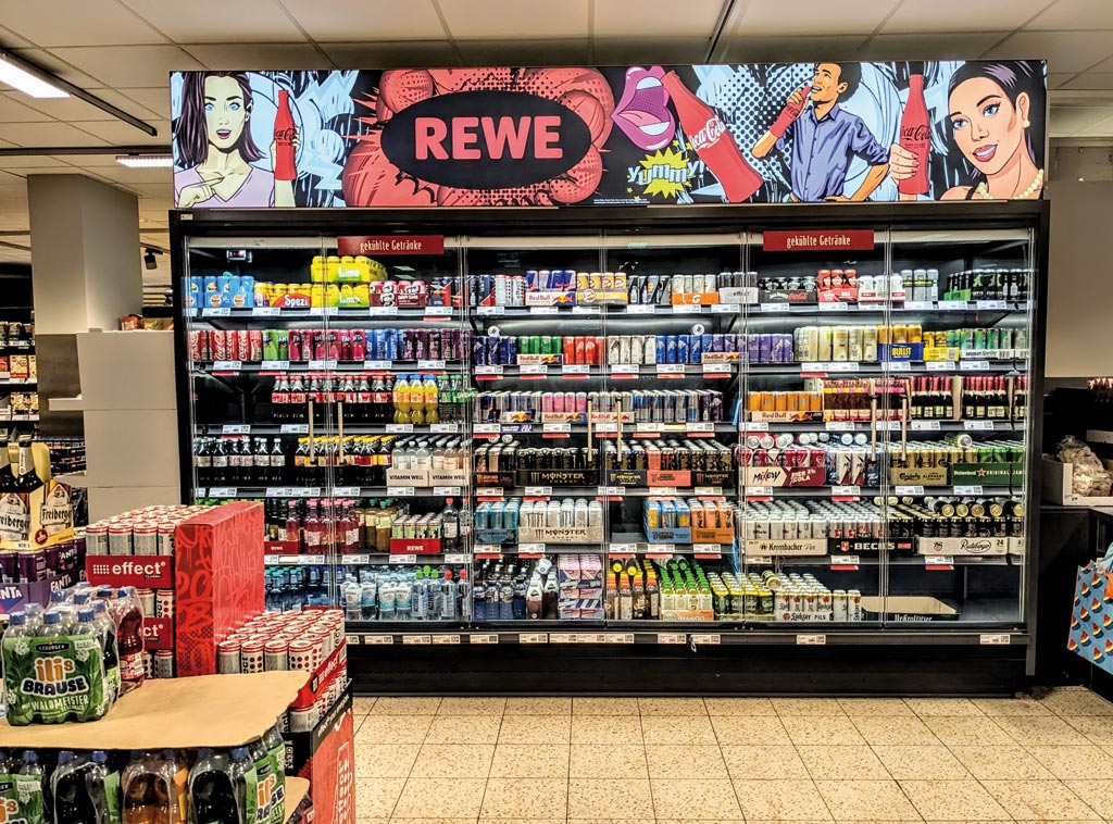 Der REWE Markt im Eutritzscher Zentrum, Die Inhaber des REWE Marktes, Anja und Uwe Zschorn am 22. September 2025