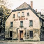 Die ehem. Gaststätte „Zur Mühle“, am 19. Oktober 1996