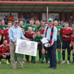 Die Akteure vom Sheffi eld FC und SV Lipsia 93 Leipzig-Eutritzsch beim Rückspiel in Sheffield (6:3) am 3. August 2019 (Foto: Julia Wurzel)