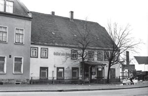 Gasthof zum Anker in der Straße der DSF, heute Delitzscher Straße,
1963