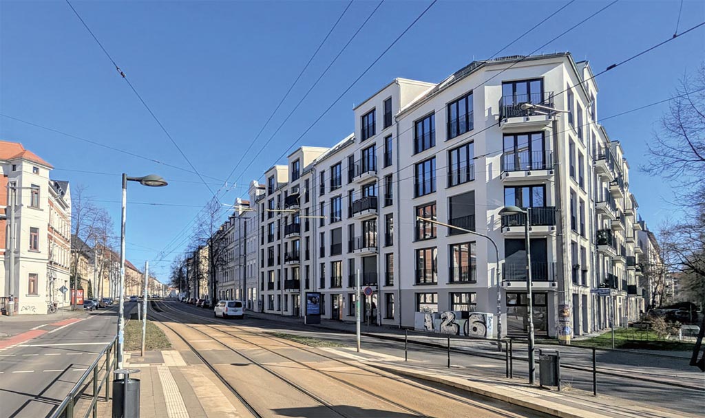 Das „Kupferhaus“, Delitzscher Straße 28 und Wilhelminenstraße 5, am 3. März 2026