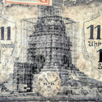 Postkarte mit dem Völkerschlachtdenkmal im Bau, vom 11.11.11., 11-12V., Postamt 11, mit der Frankatur 11 x 11 (121 Pfennig) in die Petzscher Straße 11