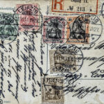 Postkarte mit dem Völkerschlachtdenkmal im Bau, vom 11.11.11., 11-12V., Postamt 11, mit der Frankatur 11 x 11 (121 Pfennig) in die Petzscher Straße 11