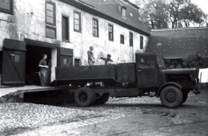 Dölitzer Wassermühle, Leipzig, Vollhardtstraße 16, 1953 - Foto: Karl Heinz Mai