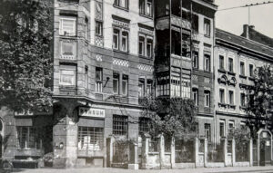 Eingang zur Heinickestraße von der Wittenberger Straße, 1954
Archiv Horst Butzeck