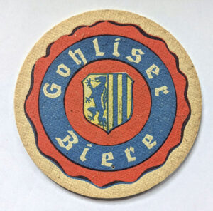 Bierdeckel aus Berger’s Herrenhaus, 1950er Jahre